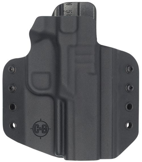 C&G Holsters 1696100 Covert  OWB Black Kydex Belt Loop Fits FN 509/T Right Hand