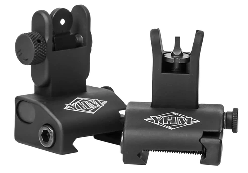 Yankee Hill 5040 Q.D.S. Sight Set  Black Hardcoat Anodized AR Platform