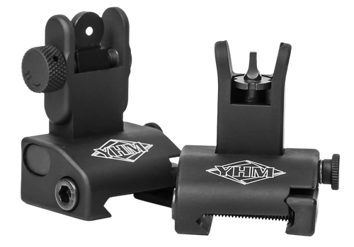 Yankee Hill 5040 Q.D.S. Sight Set  Black Hardcoat Anodized AR Platform
