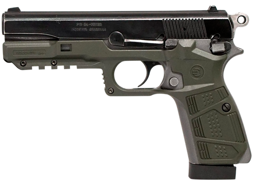 Recover Tactical HPC03 Grip & Rail System  OD Green Polymer Picatinny for Browning Hi-Power