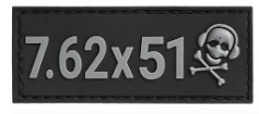 Caliber Patch 7.62x51 Grey/Black