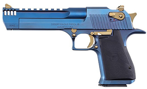 Desert Eagle MK XIX 50AE 6" Blue/Gold 7rd