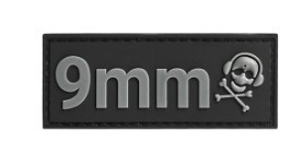 Caliber Patch 9MM Gry/Black
