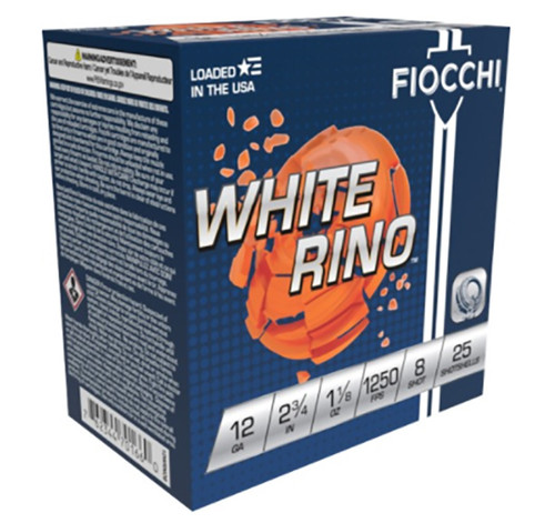 White Rino 12ga 2 3/4" 1 1/8oz #8