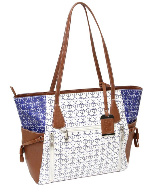 ConCarry Purse Tote Style W/Hlstr White/Blue