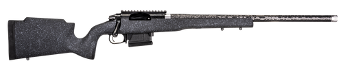 Proof Research 137895 Elevation MTR 2.0 7mm PRC 22" Carbon Fiber Wrapped Match Grade Threaded Barrel, Black Cerakote Picatinny Rail Steel Receiver, Fixed Proof Black Granite Carbon Fiber Stock