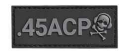 Caliber Patch 45ACP Gry/Black