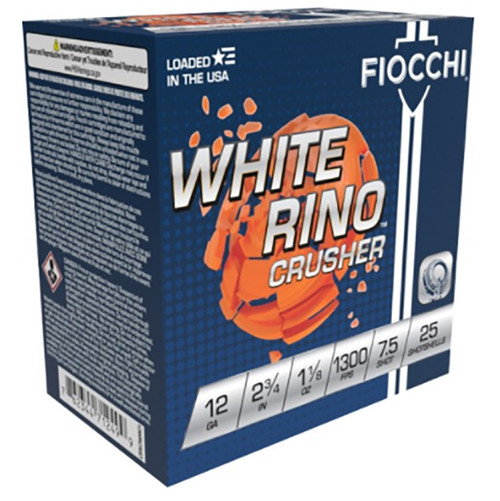 White Rino 12ga 2 3/4" 1 1/8oz Crshr 7.5