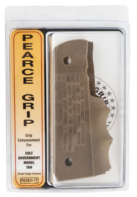 Govt 1911 Tan Rubr Fngr Grv Insert
