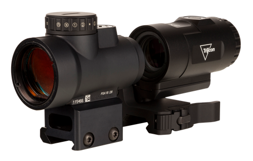 Trijicon 2200057 MRO HD Matte Black 1x/3x 25 mm 2 MOA Red Dot/68 MOA Circle Multi Reticle Magnifier