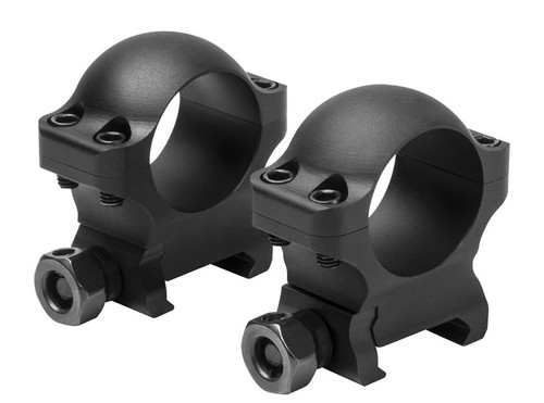 VISM 1" Hunter Rings Black 0.9" Height
