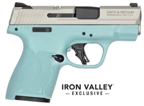M&P9 Shield Plus 9mm 3.1" SS/Robin Egg 2/10rd