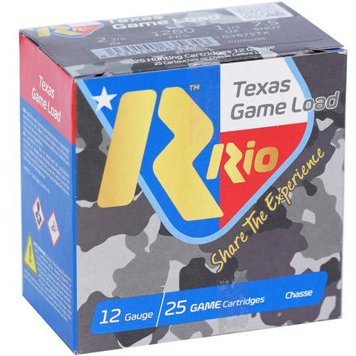 Texas Game Load HV 36 12ga 2.75" 1 1/4 oz #7.5