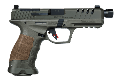SAR USA 9CSOCOMODC SAR9 SOCOM OD GRN 9MM 15/21