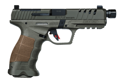 SAR USA 9CSOCOMODC SAR9 SOCOM OD GRN 9MM 15/21