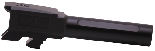 True Precision Inc TPG43BXBL Glock  9mm Luger 3.40" Fluted Black Nitride Stainless Steel, Fits Glock 43/43X
