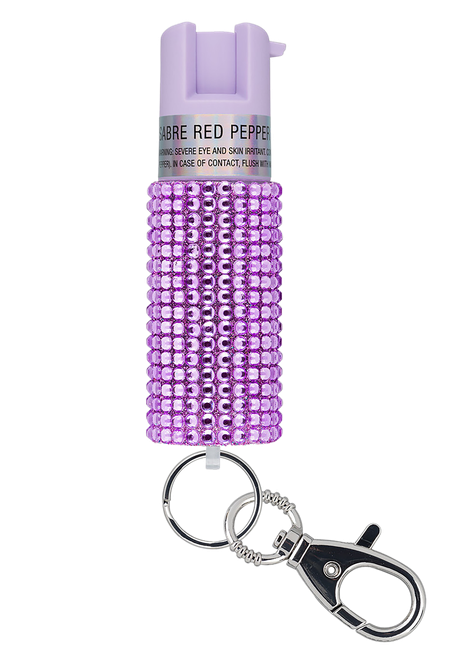 Sabre KRJLV02  Pepper Spray 25Bursts Compact Lavender Canister Includes Snap Clip