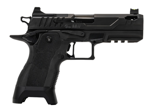 Oa Defense  2311 Pro w/Plus Kit Compact Frame 9mm Luger 17+1 4.25" Black Ported Barrel, DLC Black Steel Optic Ready/Serrated Slide, Black Aluminum Frame w/Picatinny Rail, Black Polymer Grip, Ambidextr