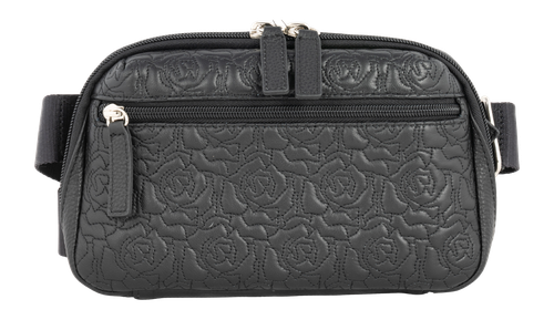 GTM GTM-117/RSE BLACK WAITSPACK CROSSBODY-LAMB