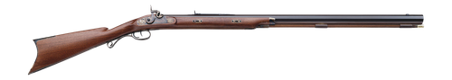 Davide Pedersoli 010S206500 Missouri River Hawken 50 Cal Percussion 30" Blued Octagon Barrel, Color Case Hardened Receiver, Fixed American Walnut Stock