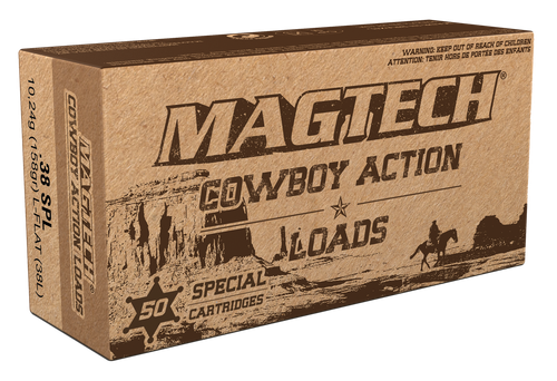 Magtech 38L Cowboy Action  38Special 158gr Lead Flat Nose 50 Per Box/20 Case