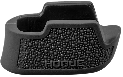 Hogue 18030 OverMolded Extension Base Pad Cobblestone Fits Sig Sauer P365 12rd Black Rubber