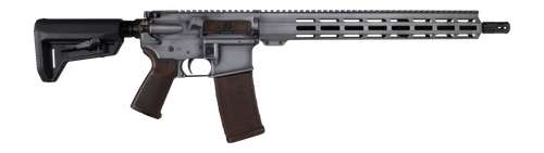 Shark Coast Tactical 300-169-1000-04 Pillager  5.56 NATO 30+1 16" Black Nitride Threaded Barrel, Aluminum Receiver w/Picatinny Rail, M-LOK Handguard, Magpul Collapsible Black Polymer Stock, Brown Magp