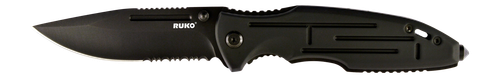 RUKO RUK0153      440A 3-1/2"BLK ANODIZED FOLDING