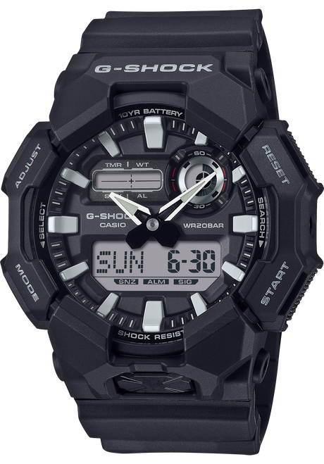 GSHOCK GA0101ACR     ANLG-DIGTL                BLK