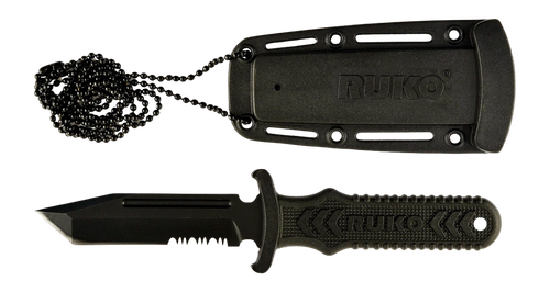 RUKO RUK0098         440A TIN 3"NECK/BOOT KNIFE