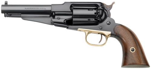 Pietta PF58ST44512 1858 Army Remington Sheriff 44 Cal 5.50" 6rd Blued Frame, Cylinder & Octagon Barrel, Walnut Grip