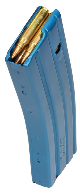 DuraMag 2023005175CPD AR-15 Duramag Speed 20rd 300 Blackout 223 Cal/5.56mm Blue Aluminum