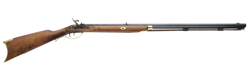 Traditions R26128101 Crockett Muzzleloader 32 Cal Percussion 32" Blued Hardwood