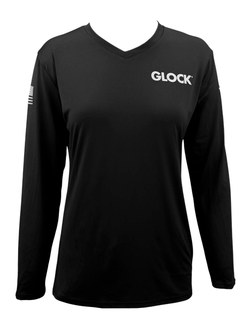 GLK AP96423 LADIES PERFORMANCE SHIRT BLK L