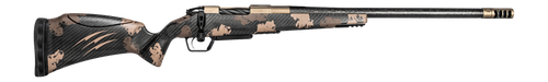 Fierce Firearms RIVSCX65PRC20BDS Carbon Rival XP 2.0 6.5 PRC 20" Smoked Bronze Cerakote Spiral Fluted Stainless Steel Barrel & Drilled & Tapped Receiver, Desert Shadow Camo Adj Comb Carbon Fiber Stock