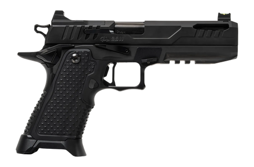 Oa Defense  2311 Pro Elite Full Size 9mm Luger 21+1 5" Black DLC Steel Optic Ready/Serrated Slide, Black Aluminum Frame w/Picatinny Rail, Black Aluminum Grip, Ambidextrous