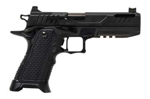 Oa Defense  2311 Pro Elite Full Size 9mm Luger 21+1 5" Black DLC Steel Optic Ready/Serrated Slide, Black Aluminum Frame w/Picatinny Rail, Black Aluminum Grip, Ambidextrous
