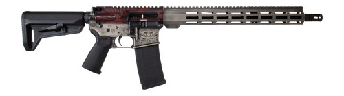 Shark Coast Tactical 300-054-1000-04 Bushido  5.56 NATO 30+1 16" Black Nitride Threaded Barrel, Engraved Aluminum Receiver w/Picatinny Rail, M-LOK Handguard, Magpul Collapsible Black Polymer Stock, Ma