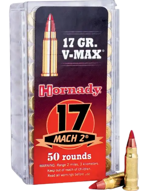 Hornady 83177 Varmint Express  17 HM2 17 gr Hornady V Max 50 Per Box/ 100 Case