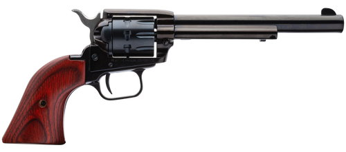 Heritage Mfg RR22999MB6 Rough Rider  22 LR 22 WMR 9 Shot, 6.50" Black Steel Barrel, Black Zinc Alloy Frame, Black Cylinder, Cocobolo Grip, Hammer/Thumb Safety, Exposed Hammer