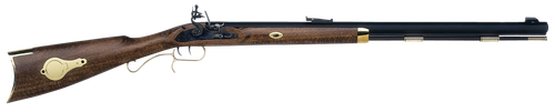 Traditions R2390801 Hawken Woodsman  50 Cal Flintlock 28" Octagonal, Blued Barrel/Rec, Hardwood Stock, Double Set Triggers, Brass Accents, Adjustable Sight