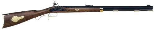 Traditions R2390801 Hawken Woodsman  50 Cal Flintlock 28" Octagonal, Blued Barrel/Rec, Hardwood Stock, Double Set Triggers, Brass Accents, Adjustable Sight