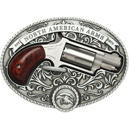 NAA CHUCKWAGON 22MAG ORNATE BELT BUCKLE
