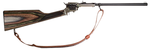 Heritage Mfg BR22M6B16HSLS Rough Rider Rancher Full Size 22 LR/22 WMR 6rd 16" Black Oxide Alloy Steel Barrel, Black Oxide Aluminum Receiver, Fixed Wood Stock