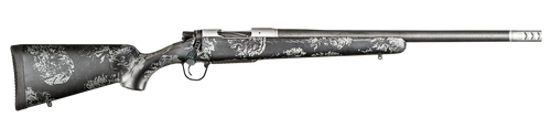 Christensen Arms 8010659900 Ridgeline FFT 25 Creedmoor 4+1 24" Carbon Fiber Threaded Barrel, Stainless Steel Drilled & Tapped Receiver, Carbon w/Gray Accents Sporter FFT Carbon Fiber Stock