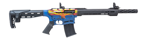 Citadel CBOSS2512-AZ Boss25  12 Gauge 3" 5+1 18.75" Threaded Barrel, Arizona Flag Steel Receiver w/Picatinny Rail, Adj Comb Synthetic Butt Stock, Picatinny Rail Forend, Polymer Grip