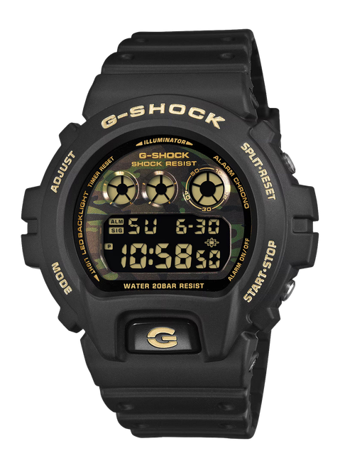 GSHOCK DW6900CF-1    CLASSIC W/BLACK CAMO
