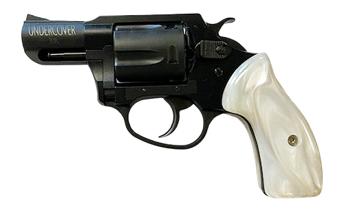 Charter Arms 13822 Undercover Lite Small 38 Special 5 Shot 2" Black Passivate Steel Barrel & Cylinder, Black Passivate Aluminum Frame, White Pearlite Grip, Transfer Bar Safety, Exposed Hammer