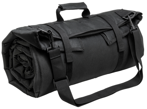 NcStar CVSHMR2957B Roll Up Shooting Mat  Black PVC 69"L x 35" H