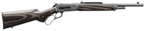 Chiappa Firearms 920411 Wildlands Takedown 1886 Full Size 45-70 Gov 4+1 18.50" Mystikote Dark Gray Threaded Barrel, Mystikote Dark Gray Picatinny Rail Steel Receiver, Fixed Gray Laminate Stock